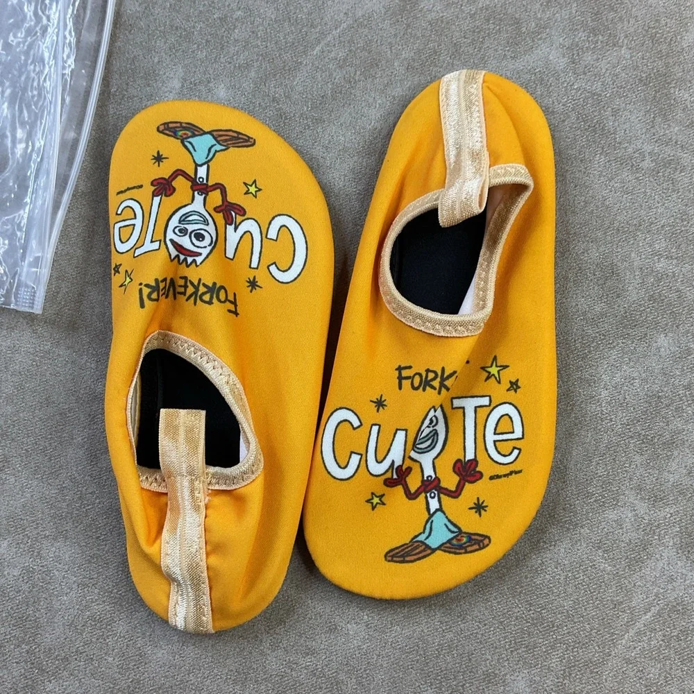 Disney Pixar Water Shoes Toy Story Forty Kids Rare Small Slip Ons